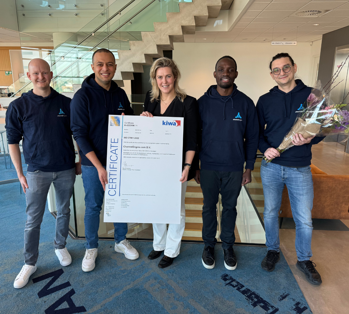 ChannelEngine ISO recertification security team 2025